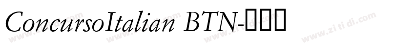 ConcursoItalian BTN字体转换